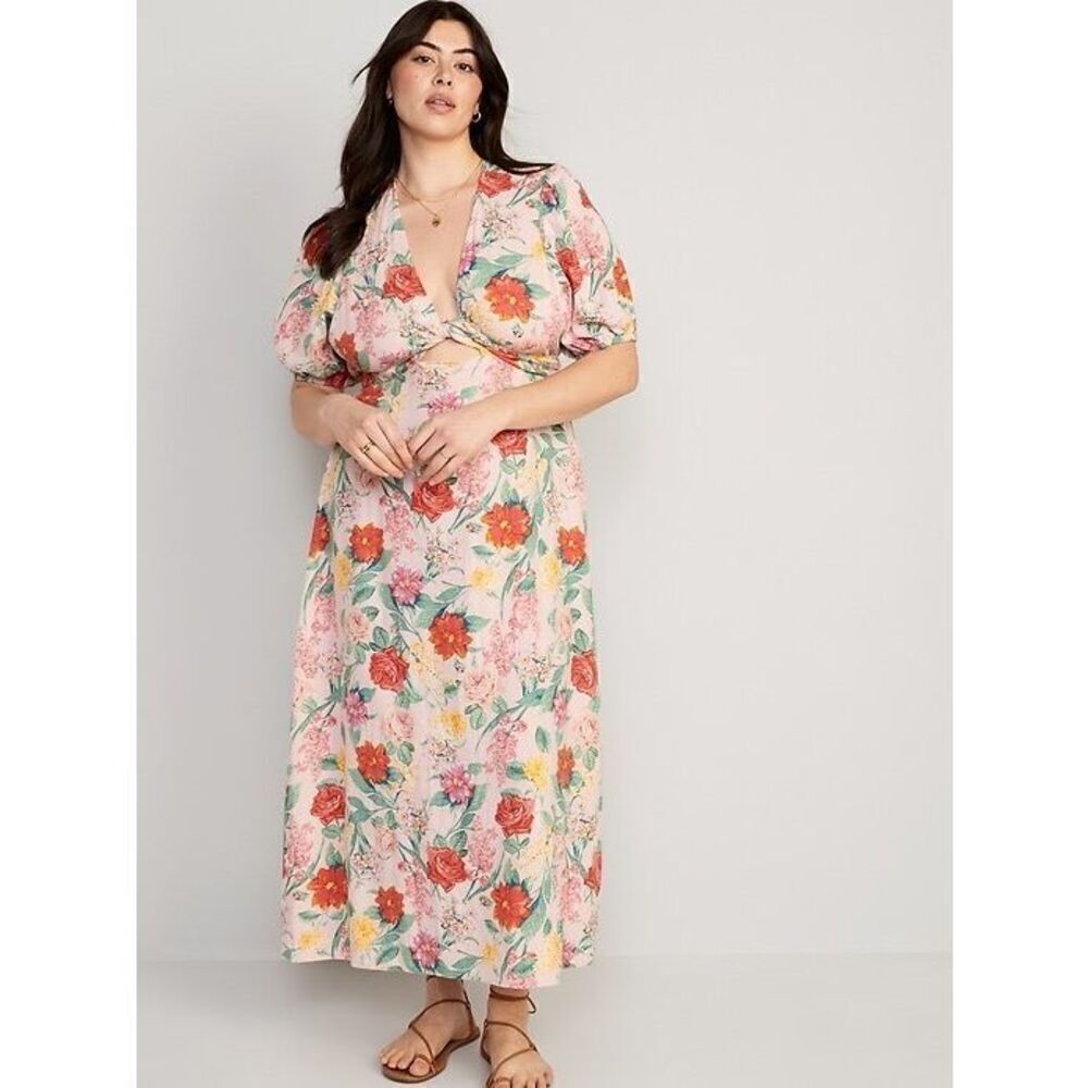 Old Navy Floral Maci Dress XL New SOLD OUT ONLINE